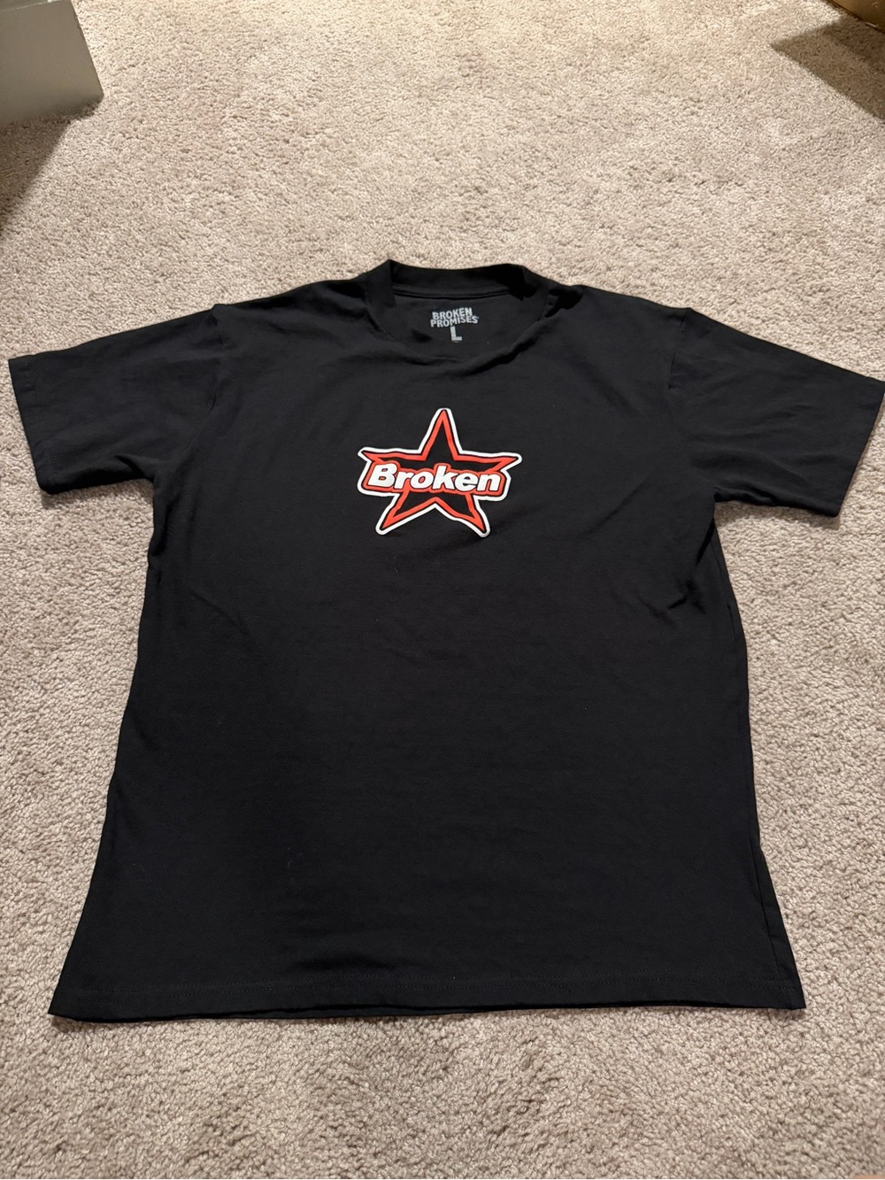 Staple Broken Star Graphic Tee - Black/Red
